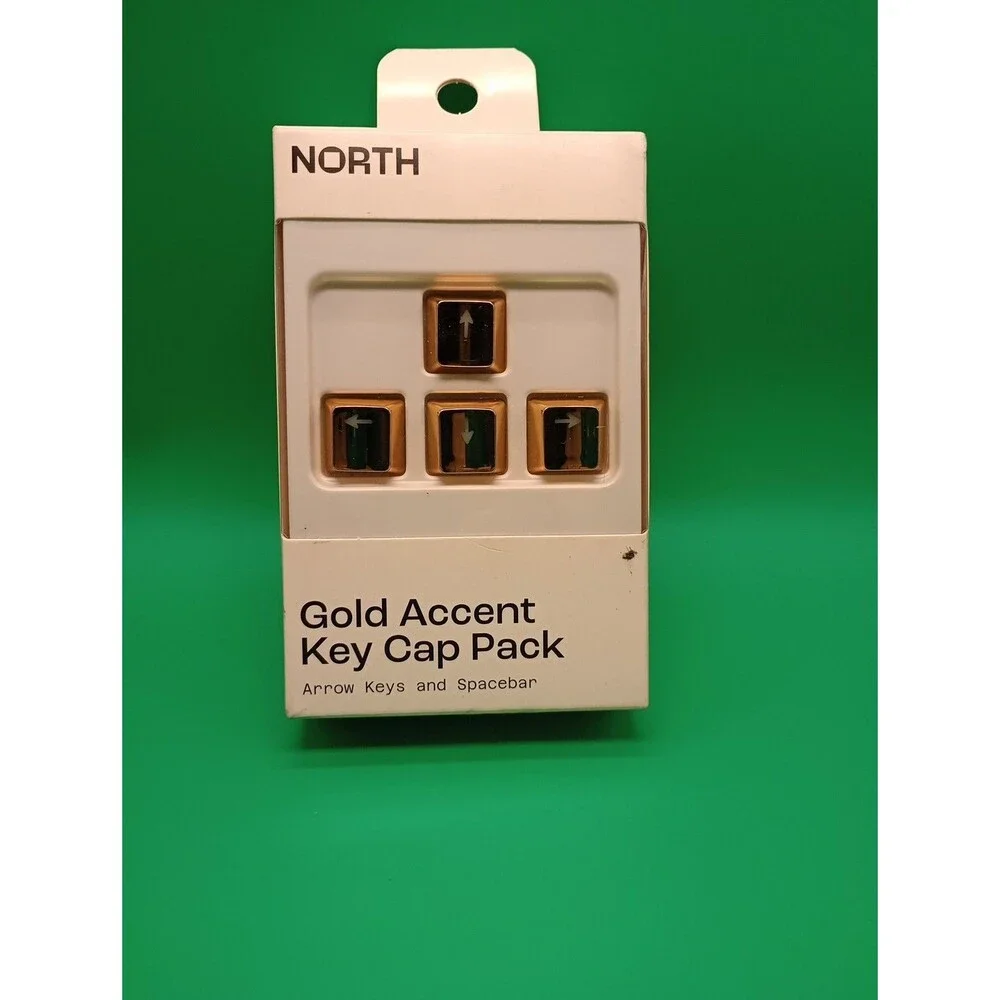 Gold Accent Key Cap Pack For Keyboards, Arrow Keys And Space Bar